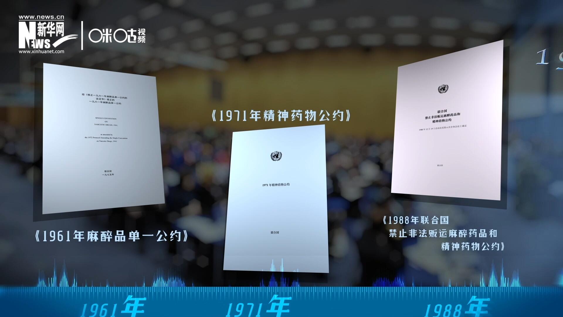 當(dāng)前國(guó)際社會(huì)所共同遵循的三大國(guó)際禁毒公約，分別在1961年、1971年和1988年 由聯(lián)合國(guó)牽頭締結(jié)。